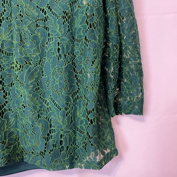 Elegant Green Lace Top - Picture 9 of 12